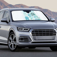 Christmas Aloha Hawaii Tiki Auto Sun Shade Hibiscus Summer Colors - Polynesian Pride