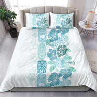 Christmas Aloha Hawaii Tiki Bedding Set Hibiscus Summer Colors - Polynesian Pride