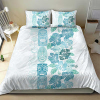 Christmas Aloha Hawaii Tiki Bedding Set Hibiscus Summer Colors - Polynesian Pride