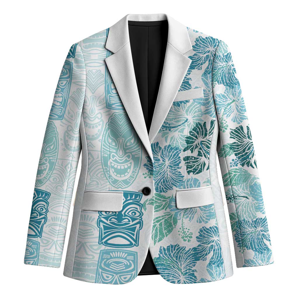 Christmas Aloha Hawaii Tiki Blazer Hibiscus Summer Colors - Polynesian Pride