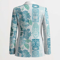 Christmas Aloha Hawaii Tiki Blazer Hibiscus Summer Colors - Polynesian Pride