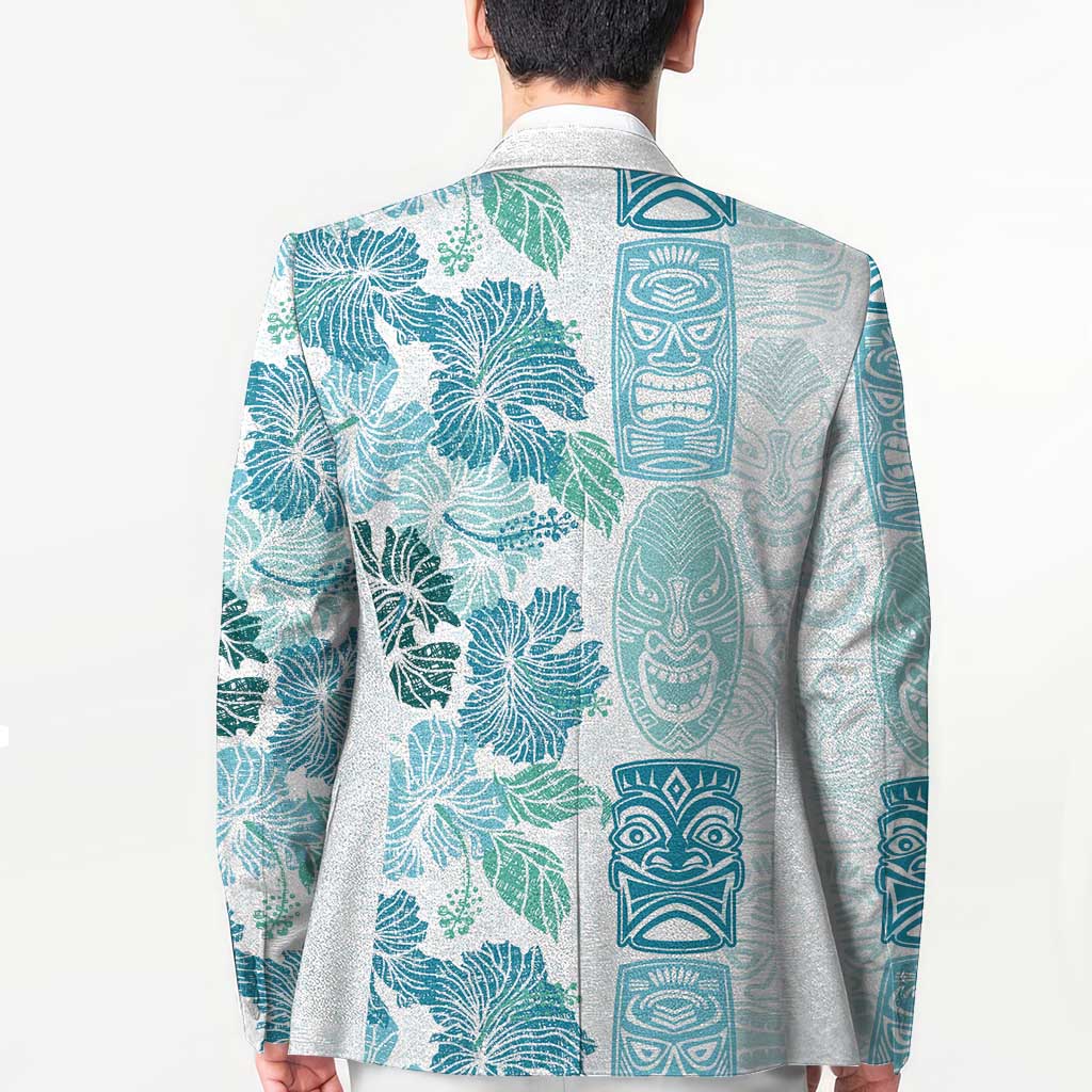 Christmas Aloha Hawaii Tiki Blazer Hibiscus Summer Colors - Polynesian Pride