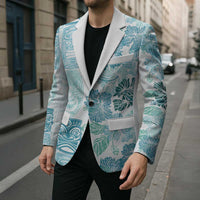 Christmas Aloha Hawaii Tiki Blazer Hibiscus Summer Colors - Polynesian Pride