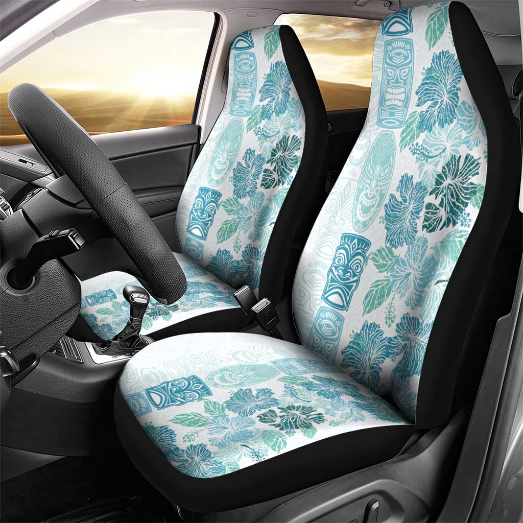 Christmas Aloha Hawaii Tiki Car Seat Cover Hibiscus Summer Colors - Polynesian Pride