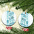 Christmas Aloha Hawaii Tiki Ceramic Ornament Hibiscus Summer Colors - Polynesian Pride