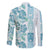 Christmas Aloha Hawaii Tiki Family Matching Long Sleeve Bodycon Dress and Hawaiian Shirt Hibiscus Summer Colors - Polynesian Pride