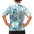 Christmas Aloha Hawaii Tiki Family Matching Short Sleeve Bodycon Dress and Hawaiian Shirt Hibiscus Summer Colors - Polynesian Pride