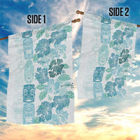 Christmas Aloha Hawaii Tiki Garden Flag Hibiscus Summer Colors - Polynesian Pride