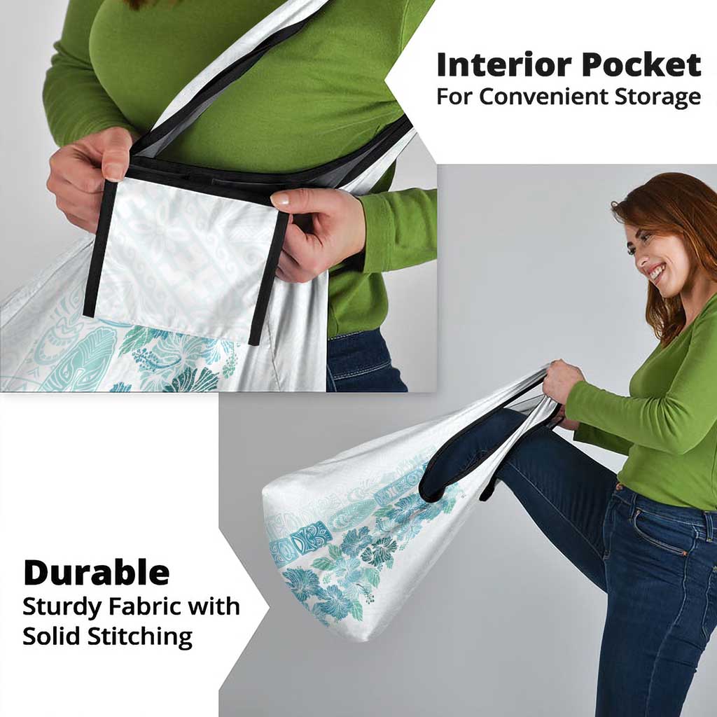 Christmas Aloha Hawaii Tiki Grocery Bag Hibiscus Summer Colors - Polynesian Pride