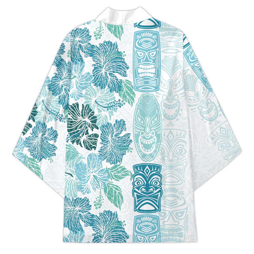 Christmas Aloha Hawaii Tiki Kimono Hibiscus Summer Colors - Polynesian Pride