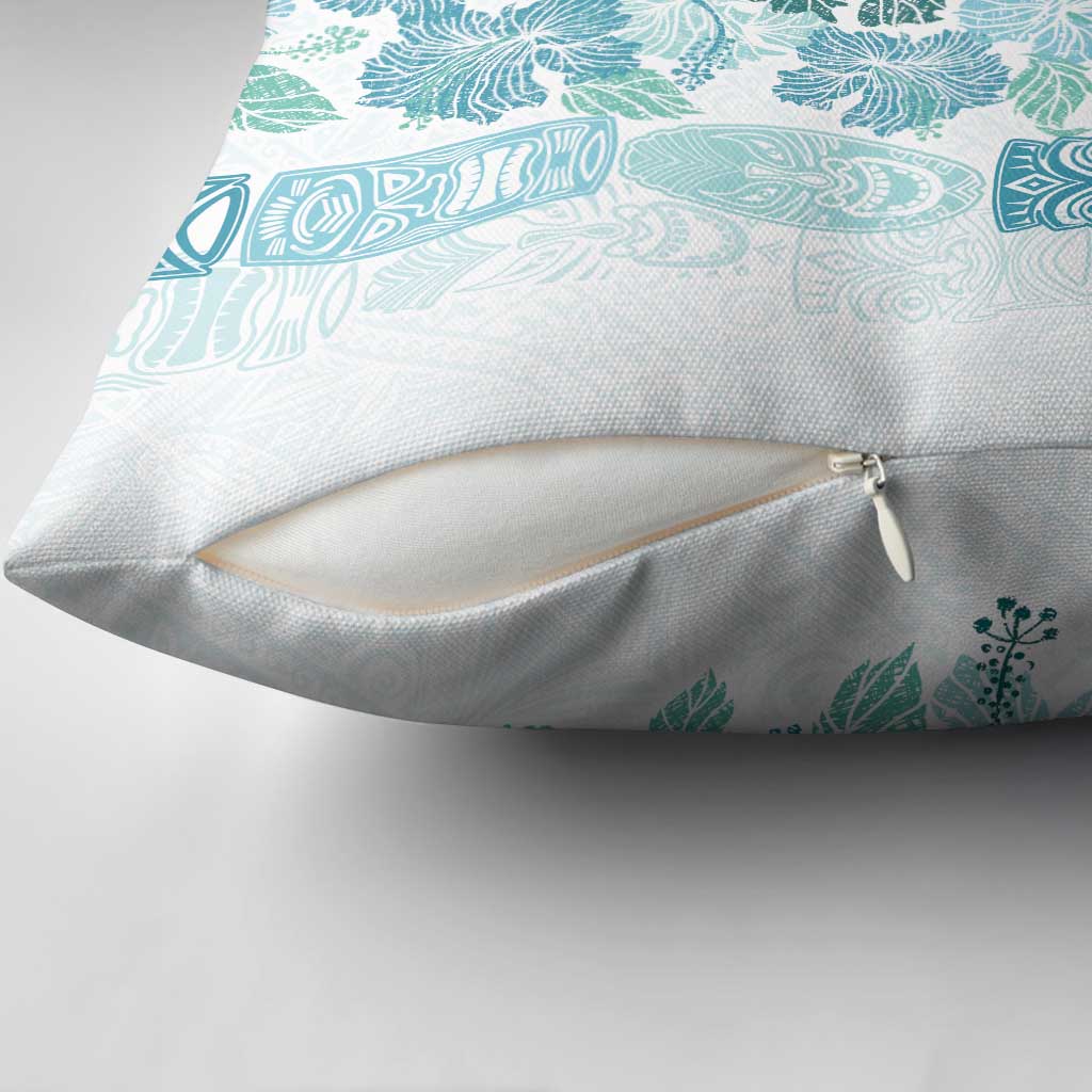 Christmas Aloha Hawaii Tiki Pillow Cover Hibiscus Summer Colors - Polynesian Pride