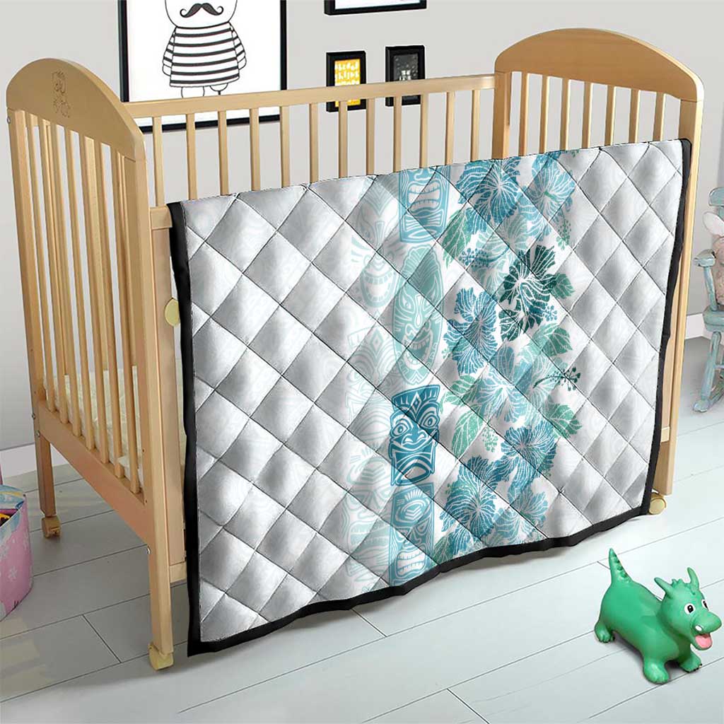 Christmas Aloha Hawaii Tiki Quilt Hibiscus Summer Colors - Polynesian Pride