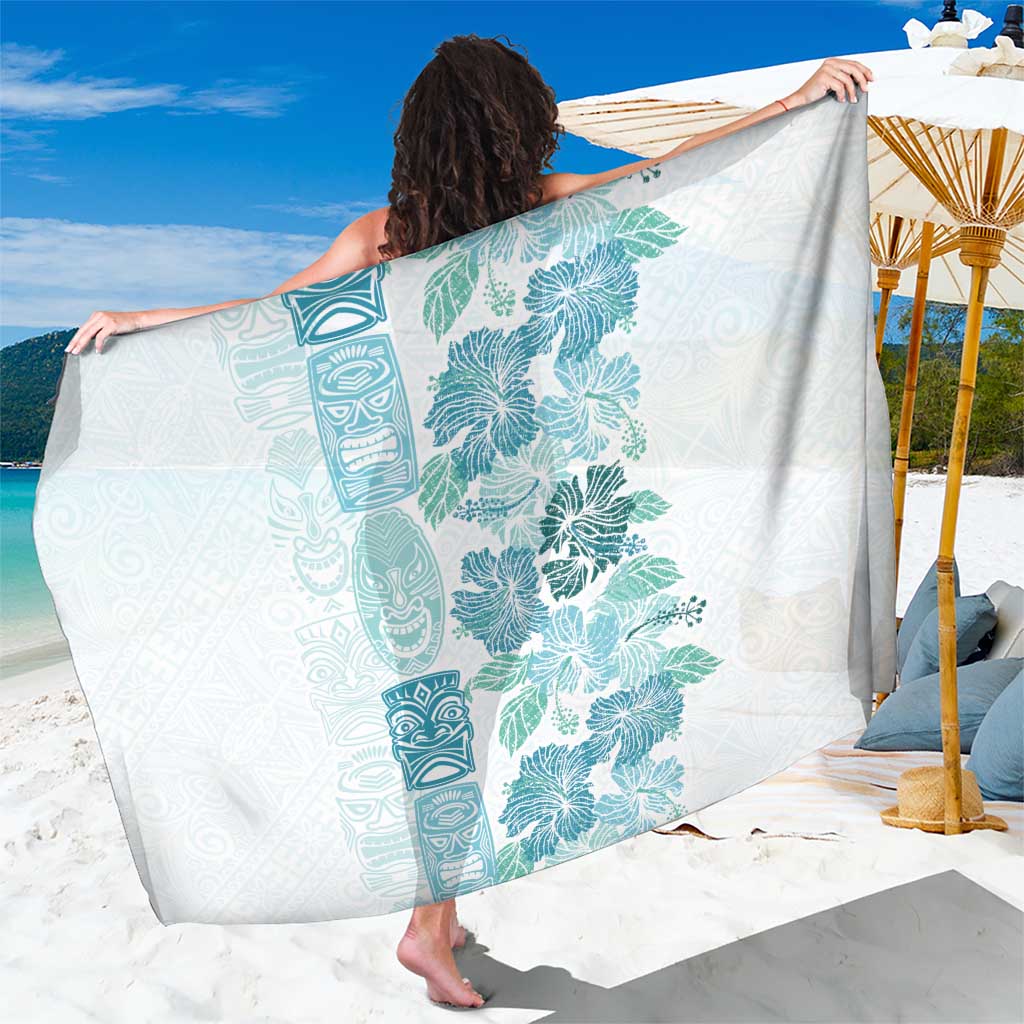 Christmas Aloha Hawaii Tiki Sarong Hibiscus Summer Colors - Polynesian Pride