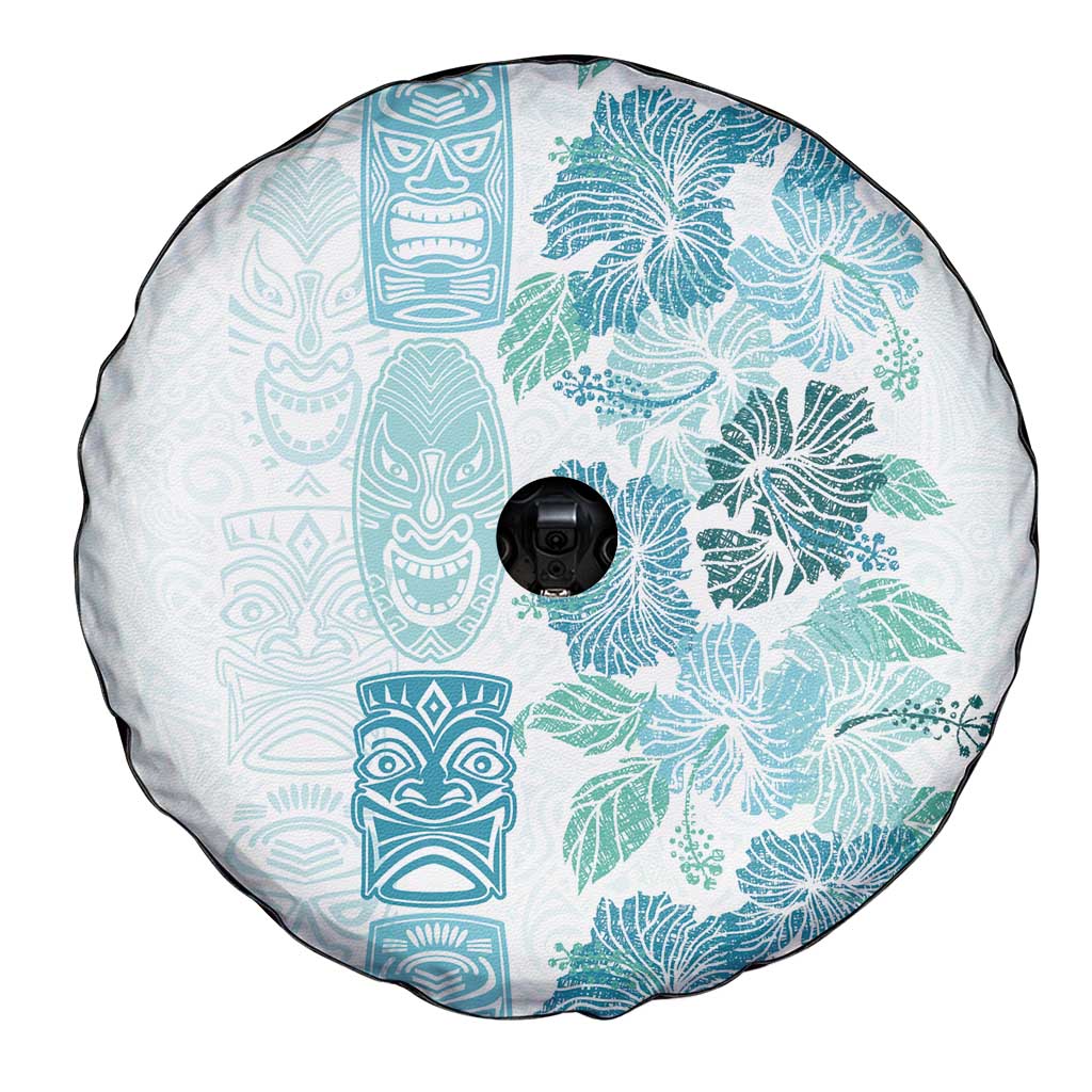 Christmas Aloha Hawaii Tiki Spare Tire Cover Hibiscus Summer Colors - Polynesian Pride