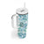 Christmas Aloha Hawaii Tiki Tumbler With Handle Hibiscus Summer Colors - Polynesian Pride