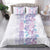 Christmas Aloha Hawaii Tiki Bedding Set Hibiscus Winter Colors - Polynesian Pride