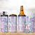 Christmas Aloha Hawaii Tiki 4 in 1 Can Cooler Tumbler Hibiscus Winter Colors - Polynesian Pride