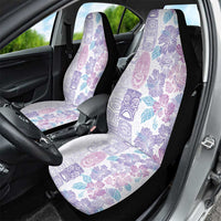 Christmas Aloha Hawaii Tiki Car Seat Cover Hibiscus Winter Colors - Polynesian Pride