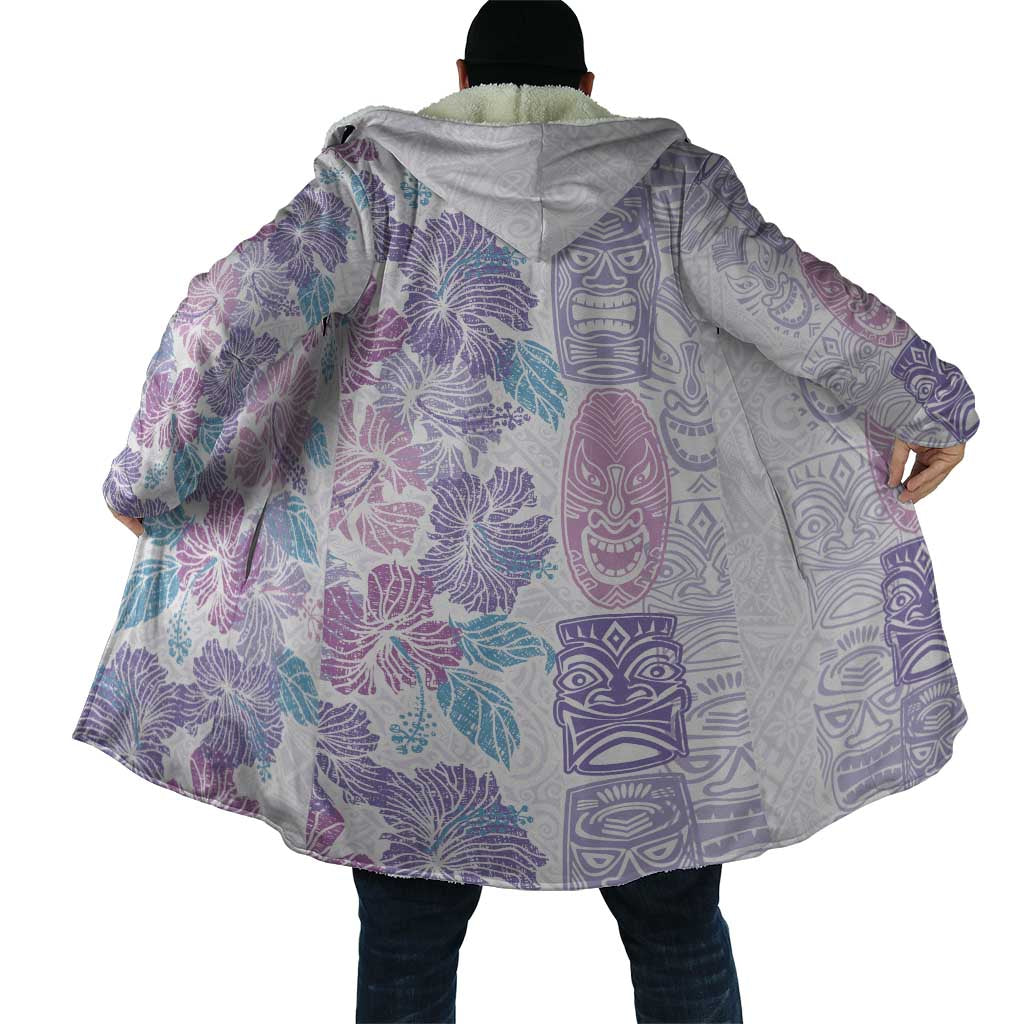 Christmas Aloha Hawaii Tiki Cloak Hibiscus Winter Colors - Polynesian Pride