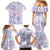 Christmas Aloha Hawaii Tiki Family Matching Mermaid Dress and Hawaiian Shirt Hibiscus Winter Colors - Polynesian Pride