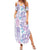 Christmas Aloha Hawaii Tiki Family Matching Summer Maxi Dress and Hawaiian Shirt Hibiscus Winter Colors - Polynesian Pride