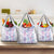 Christmas Aloha Hawaii Tiki Grocery Bag Hibiscus Winter Colors - Polynesian Pride