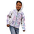 Christmas Aloha Hawaii Tiki Kid Hoodie Hibiscus Winter Colors - Polynesian Pride