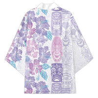 Christmas Aloha Hawaii Tiki Kimono Hibiscus Winter Colors - Polynesian Pride