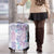 Christmas Aloha Hawaii Tiki Luggage Cover Hibiscus Winter Colors - Polynesian Pride