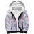 Christmas Aloha Hawaii Tiki Sherpa Hoodie Hibiscus Winter Colors - Polynesian Pride