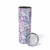 Christmas Aloha Hawaii Tiki Skinny Tumbler Hibiscus Winter Colors - Polynesian Pride