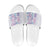 Christmas Aloha Hawaii Tiki Slide Sandals Hibiscus Winter Colors - Polynesian Pride