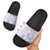 Christmas Aloha Hawaii Tiki Slide Sandals Hibiscus Winter Colors - Polynesian Pride