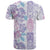 Christmas Aloha Hawaii Tiki T Shirt Hibiscus Winter Colors - Polynesian Pride