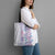 Christmas Aloha Hawaii Tiki Tote Bag Hibiscus Winter Colors - Polynesian Pride