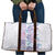 Christmas Aloha Hawaii Tiki Travel Bag Hibiscus Winter Colors - Polynesian Pride