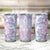 Christmas Aloha Hawaii Tiki Tumbler Cup Hibiscus Winter Colors - Polynesian Pride