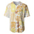 Christmas Aloha Hawaii Tiki Baseball Jersey Hibiscus Autumn Colors - Polynesian Pride