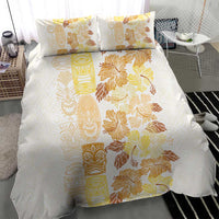 Christmas Aloha Hawaii Tiki Bedding Set Hibiscus Autumn Colors - Polynesian Pride