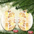 Christmas Aloha Hawaii Tiki Ceramic Ornament Hibiscus Autumn Colors - Polynesian Pride
