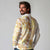Christmas Aloha Hawaii Tiki Long Sleeve Polo Shirt Hibiscus Autumn Colors - Polynesian Pride