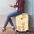 Christmas Aloha Hawaii Tiki Luggage Cover Hibiscus Autumn Colors - Polynesian Pride