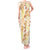 Christmas Aloha Hawaii Tiki Tank Maxi Dress Hibiscus Autumn Colors - Polynesian Pride
