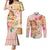 Aloha Hawaii Couples Matching Mermaid Dress and Long Sleeve Button Shirt Kawaii Mele Kalikimaka - Pastel Fever