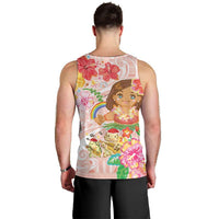 Aloha Hawaii Men Tank Top Kawaii Mele Kalikimaka - Pastel Fever LT7 - Polynesian Pride