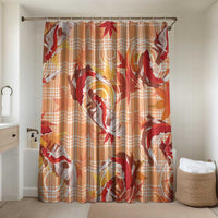 Orange Palaka Hawaii Aloha Bathroom Set Koi Pond Mix Japanese Maple - Polynesian Pride