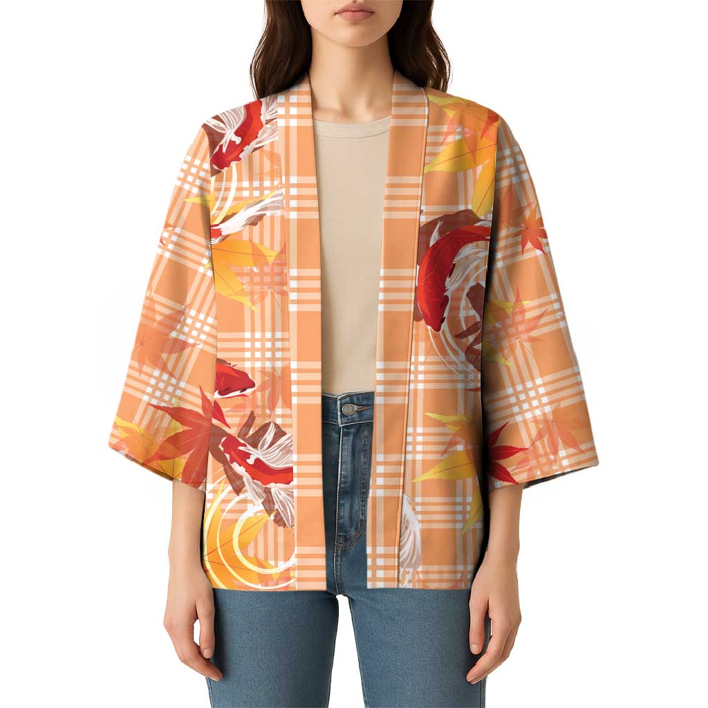 Orange Palaka Hawaii Aloha Kimono Koi Pond Mix Japanese Maple - Polynesian Pride