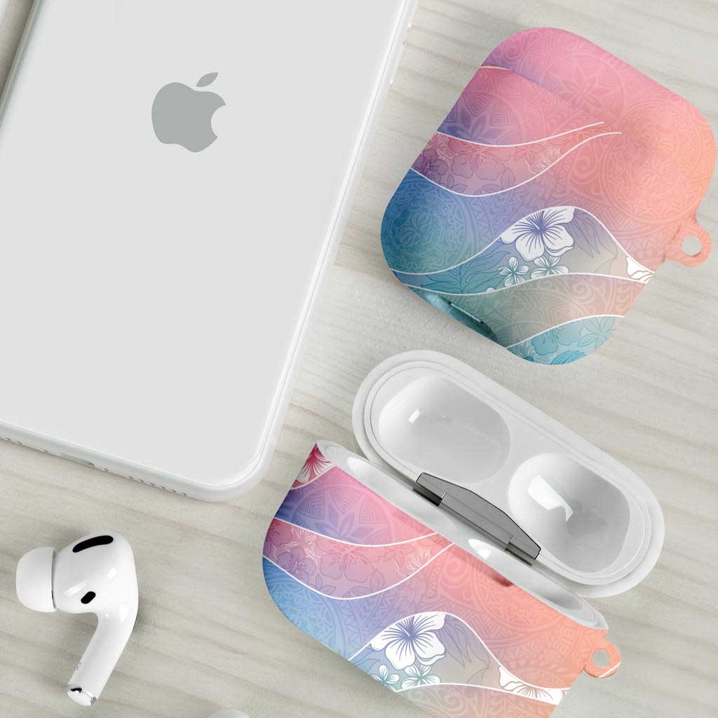 Aloha Hawaii Floral Tapa AirPods Case Patchwork Pastel Candy - Polynesian Pride