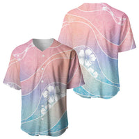 Aloha Hawaii Floral Tapa Baseball Jersey Patchwork Pastel Candy - Polynesian Pride