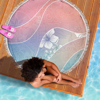 Aloha Hawaii Floral Tapa Beach Blanket Patchwork Pastel Candy - Polynesian Pride